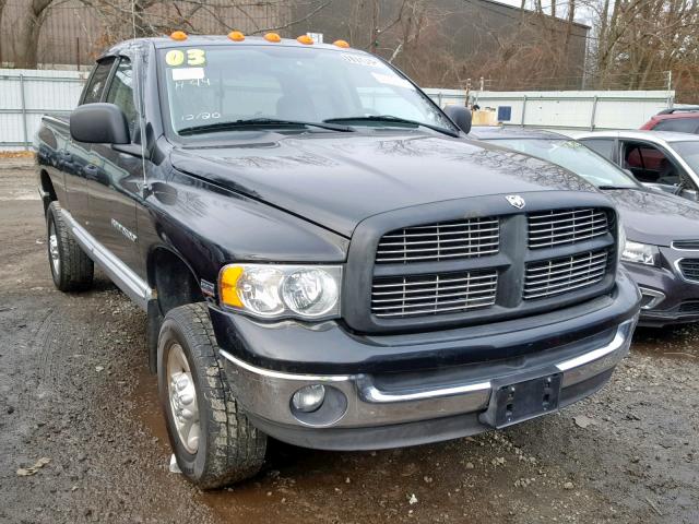 3D7KU28D13G837913 - 2003 DODGE RAM 2500 S BLACK photo 1