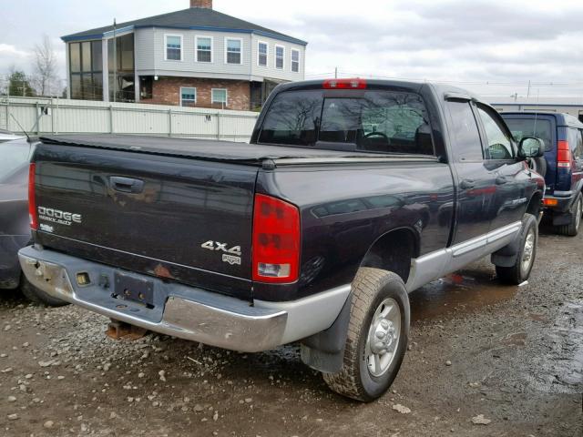 3D7KU28D13G837913 - 2003 DODGE RAM 2500 S BLACK photo 4