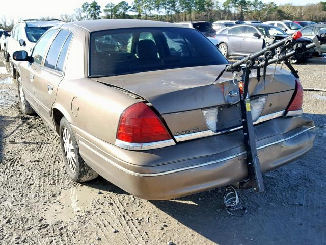 2FAFP74W24X137323 - 2004 FORD CROWN VICT TAN photo 3