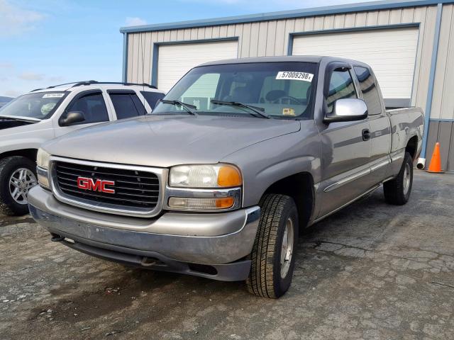 1GTEK19T51E108864 - 2001 GMC NEW SIERRA SILVER photo 2