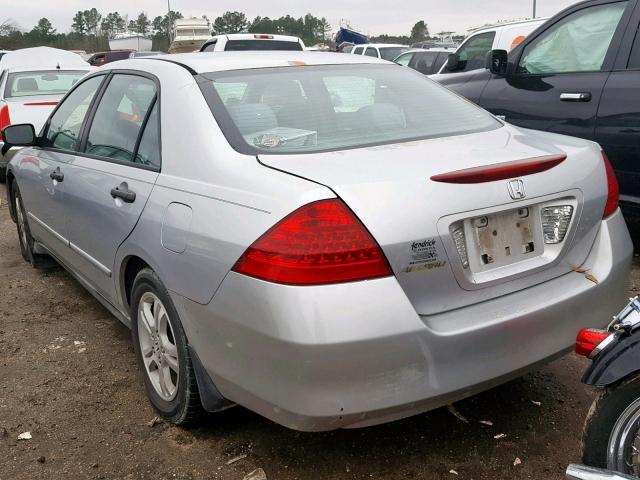 1HGCM56106A085408 - 2006 HONDA ACCORD VAL SILVER photo 3