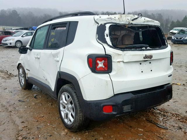 ZACCJABT5FPB93921 - 2015 JEEP RENEGADE L WHITE photo 3