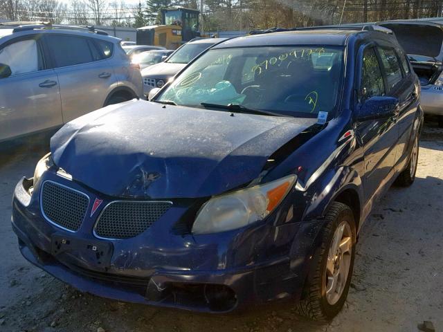 5Y2SL63845Z439340 - 2005 PONTIAC VIBE BLUE photo 2