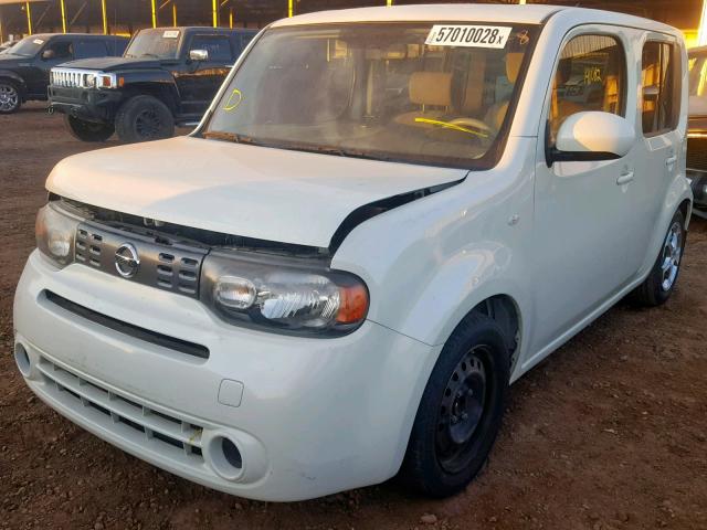 JN8AZ2KR0AT151684 - 2010 NISSAN CUBE BASE WHITE photo 2