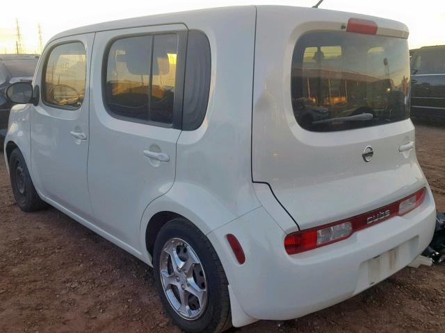 JN8AZ2KR0AT151684 - 2010 NISSAN CUBE BASE WHITE photo 3