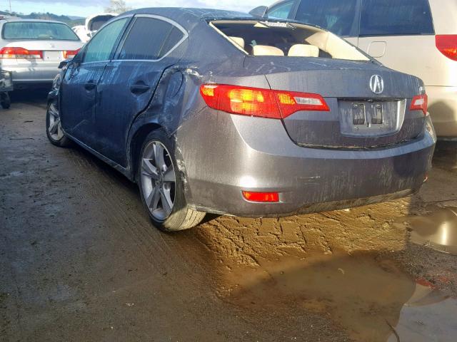 19VDE1F78DE002937 - 2013 ACURA ILX 20 TEC GRAY photo 3