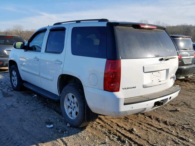 1GKFK130X7J137056 - 2007 GMC YUKON WHITE photo 3