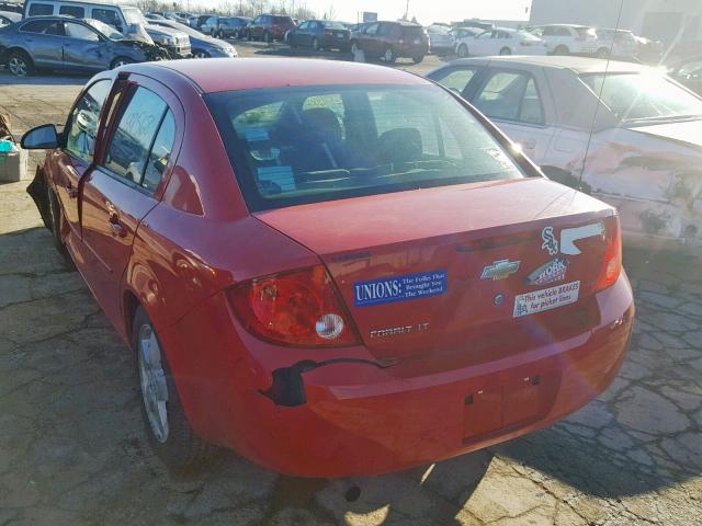 1G1AF5F58A7196807 - 2010 CHEVROLET COBALT 2LT RED photo 3