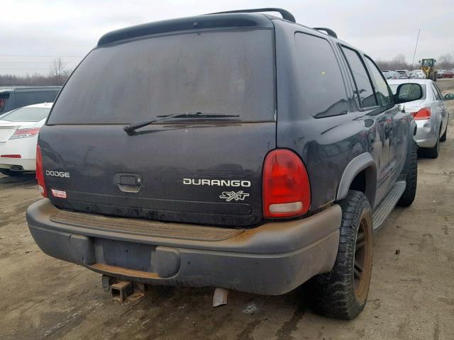 1D4HS38N93F505974 - 2003 DODGE DURANGO SP BLACK photo 4