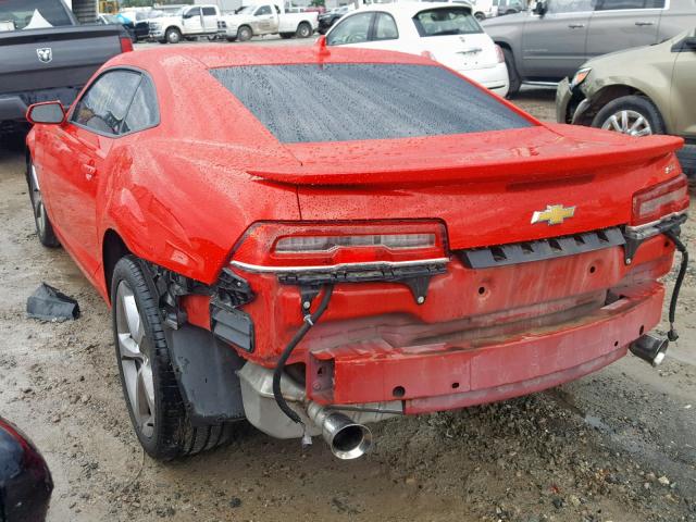 2G1FH1EJ0F9202550 - 2015 CHEVROLET CAMARO SS RED photo 3