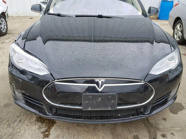 5YJSA1CNXDFP21579 - 2013 TESLA MODEL S BLACK photo 7