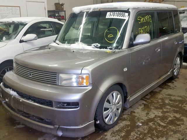 JTLKT334254008265 - 2005 TOYOTA SCION XB Сұр фото 2