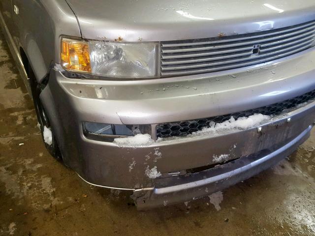 JTLKT334254008265 - 2005 TOYOTA SCION XB Сұр фото 9