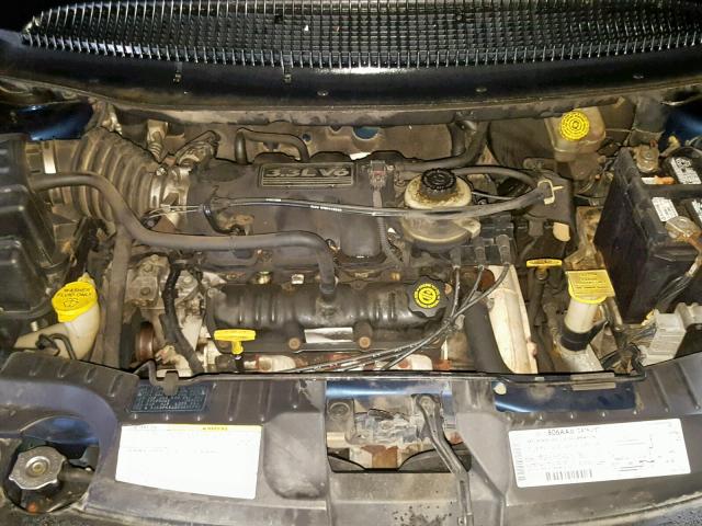 1B4GP45382B624752 - 2002 DODGE CARAVAN SP BLUE photo 7