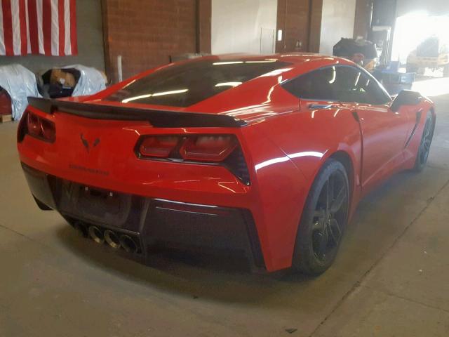 1G1YK2D78G5112163 - 2016 CHEVROLET CORVETTE S RED photo 4