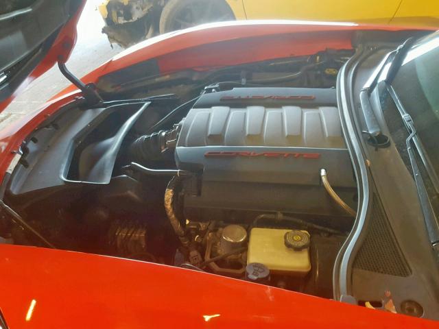 1G1YK2D78G5112163 - 2016 CHEVROLET CORVETTE S RED photo 7