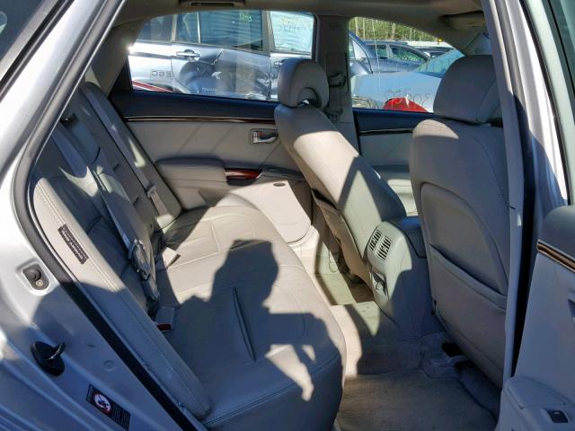 KMHFC46F47A146552 - 2007 HYUNDAI AZERA SE SILVER photo 6