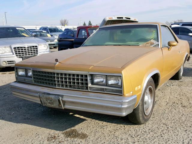 3GCCW80Z4FS906985 - 1985 CHEVROLET EL CAMINO TAN photo 1