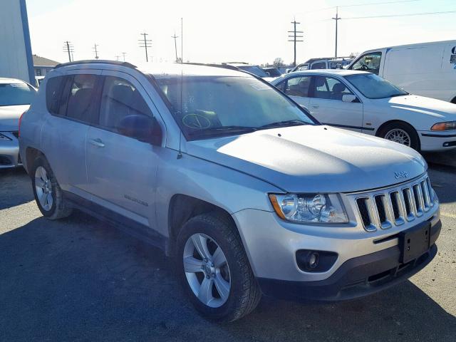 1C4NJCBA1CD662967 - 2012 JEEP COMPASS SP ვერცხლისფერი ფოტო 1