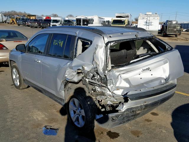 1C4NJCBA1CD662967 - 2012 JEEP COMPASS SP ვერცხლისფერი ფოტო 3