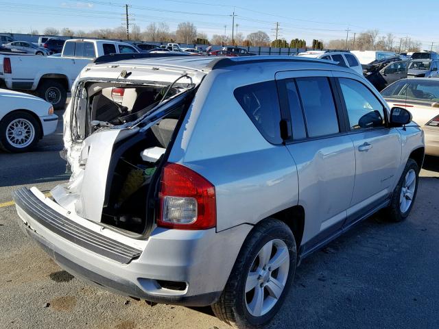 1C4NJCBA1CD662967 - 2012 JEEP COMPASS SP ვერცხლისფერი ფოტო 4