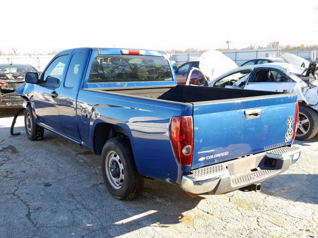 1GCCS198368225237 - 2006 CHEVROLET COLORADO BLUE photo 3