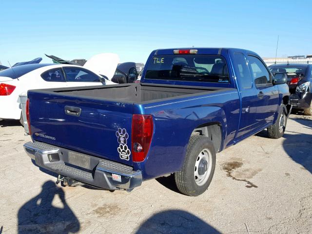 1GCCS198368225237 - 2006 CHEVROLET COLORADO BLUE photo 4