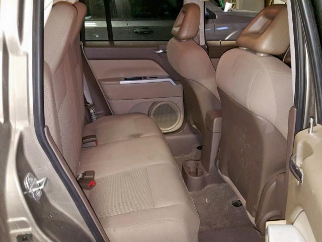 1J8FT47W28D544371 - 2008 JEEP COMPASS SP 棕色 照片 6