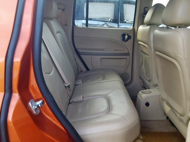 3GNDA23D86S588876 - 2006 CHEVROLET HHR LT ORANGE photo 6