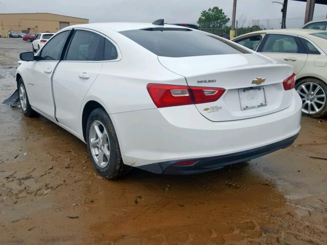 1G1ZB5ST8HF282671 - 2017 CHEVROLET MALIBU LS WHITE photo 3