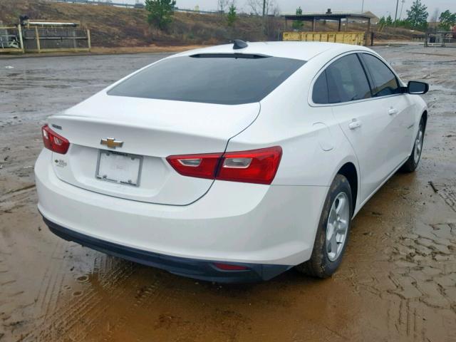 1G1ZB5ST8HF282671 - 2017 CHEVROLET MALIBU LS WHITE photo 4