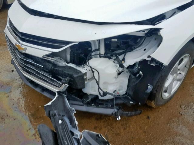 1G1ZB5ST8HF282671 - 2017 CHEVROLET MALIBU LS WHITE photo 9