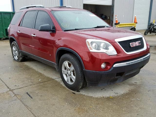 1GKER13D39J125702 - 2009 GMC ACADIA SLE MAROON photo 1