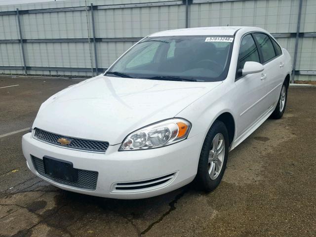 2G1WA5E31E1136259 - 2014 CHEVROLET IMPALA LIM WHITE photo 2