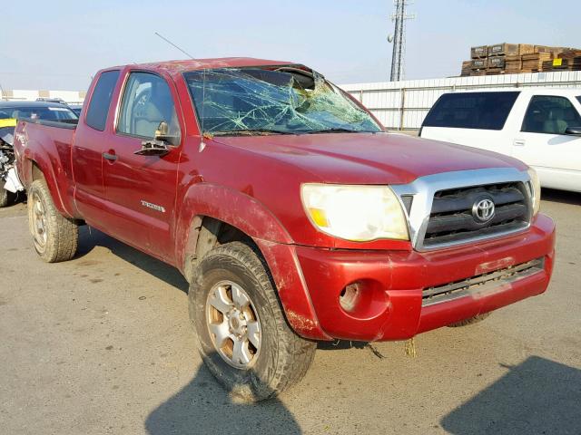 5TETU62N66Z175049 - 2006 TOYOTA TACOMA PRE RED photo 1