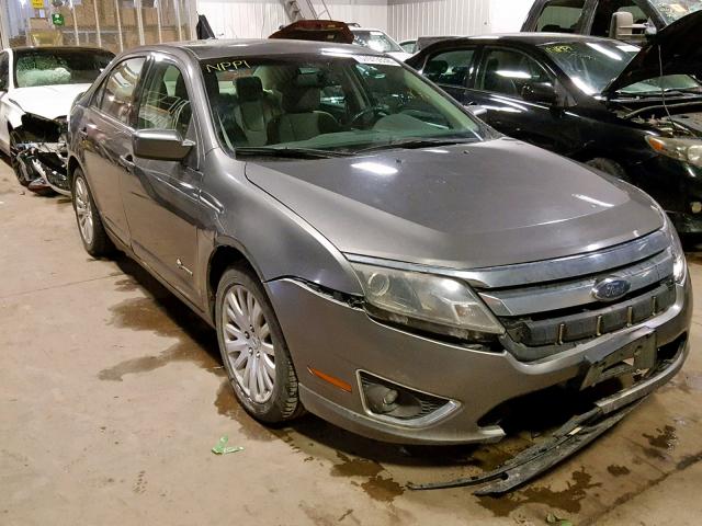 3FADP0L34AR144631 - 2010 FORD FUSION HYB GRAY photo 1