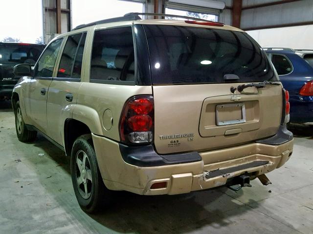 1GNDT13SX62130111 - 2006 CHEVROLET TRAILBLAZE GOLD photo 3