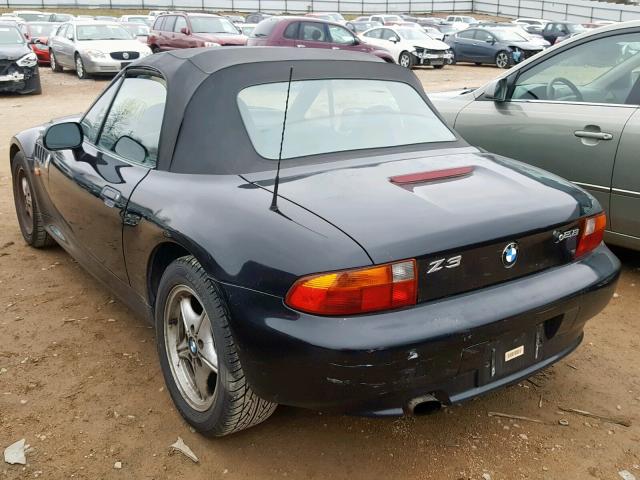 4USCH7323VLE03940 - 1997 BMW Z3 1.9 BLACK photo 3