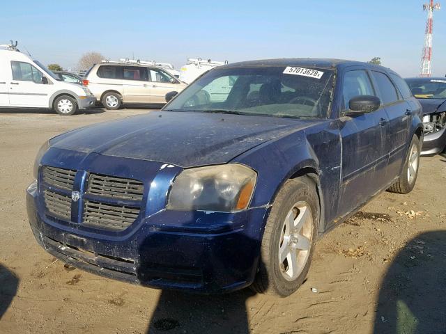 2D4FV47T46H122452 - 2006 DODGE MAGNUM SE BLUE photo 2