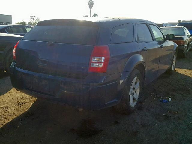 2D4FV47T46H122452 - 2006 DODGE MAGNUM SE BLUE photo 4