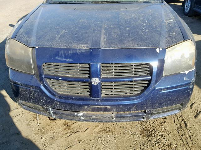 2D4FV47T46H122452 - 2006 DODGE MAGNUM SE BLUE photo 9