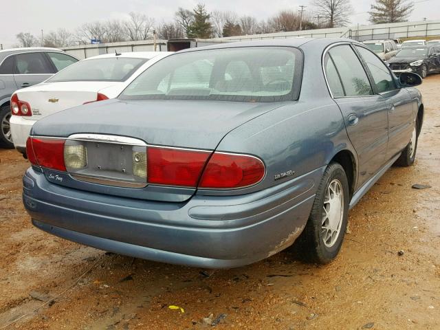 1G4HP54K0Y4261474 - 2000 BUICK LESABRE CU BLUE photo 4