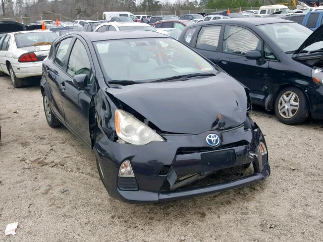 JTDKDTB34D1552929 - 2013 TOYOTA PRIUS C BLACK photo 1