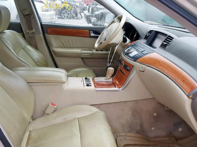 JNKAY01F76M250402 - 2006 INFINITI M35 BASE TAN photo 5