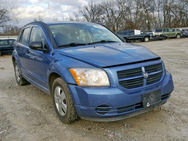 1B3HB28B37D285019 - 2007 DODGE CALIBER BLUE photo 1