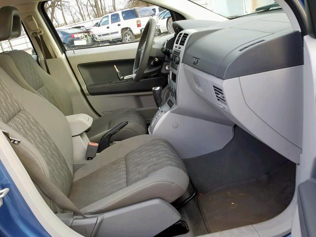 1B3HB28B37D285019 - 2007 DODGE CALIBER BLUE photo 5