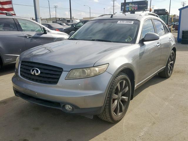 JNRAS08W54X221307 - 2004 INFINITI FX35 GRAY photo 2