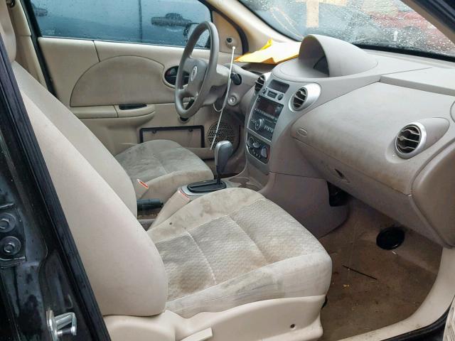 1G8AJ55F27Z130034 - 2007 SATURN ION LEVEL BLACK photo 5