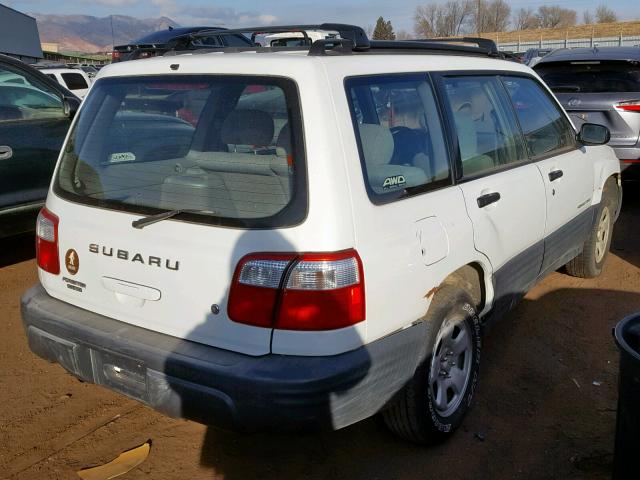 JF1SF63582H733523 - 2002 SUBARU FORESTER L WHITE photo 4