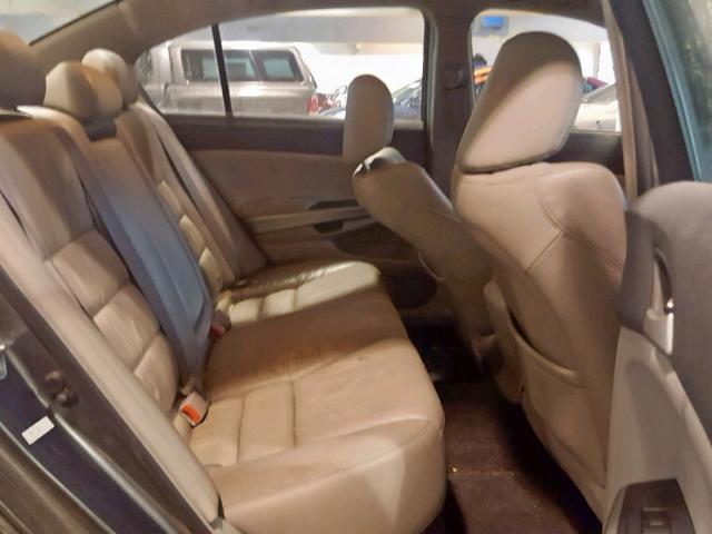 1HGCP26808A127128 - 2008 HONDA ACCORD EXL GRAY photo 6